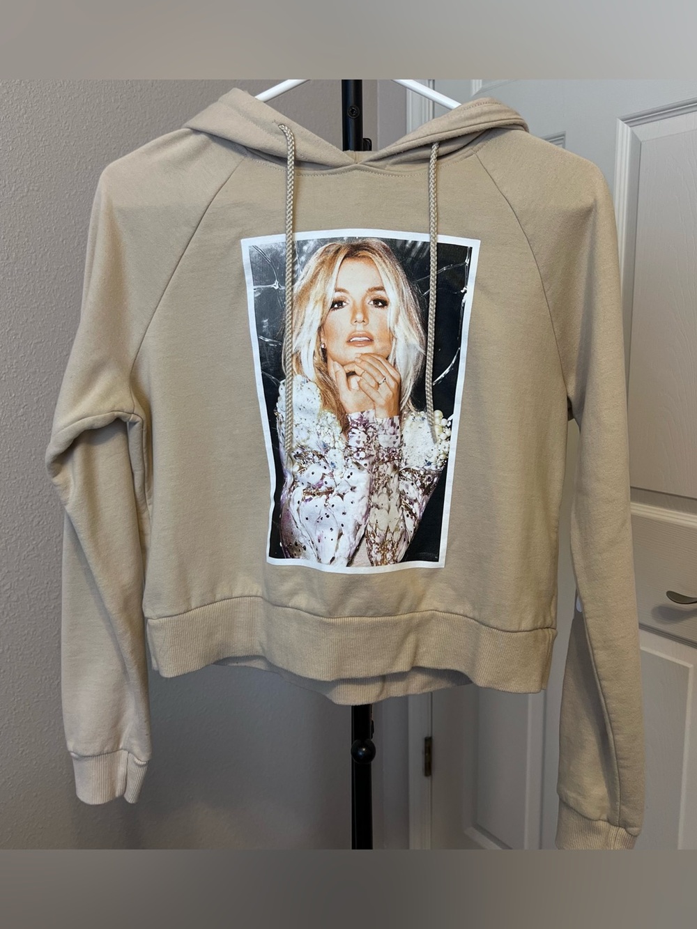 Britney Spears Collection cropped hoodie